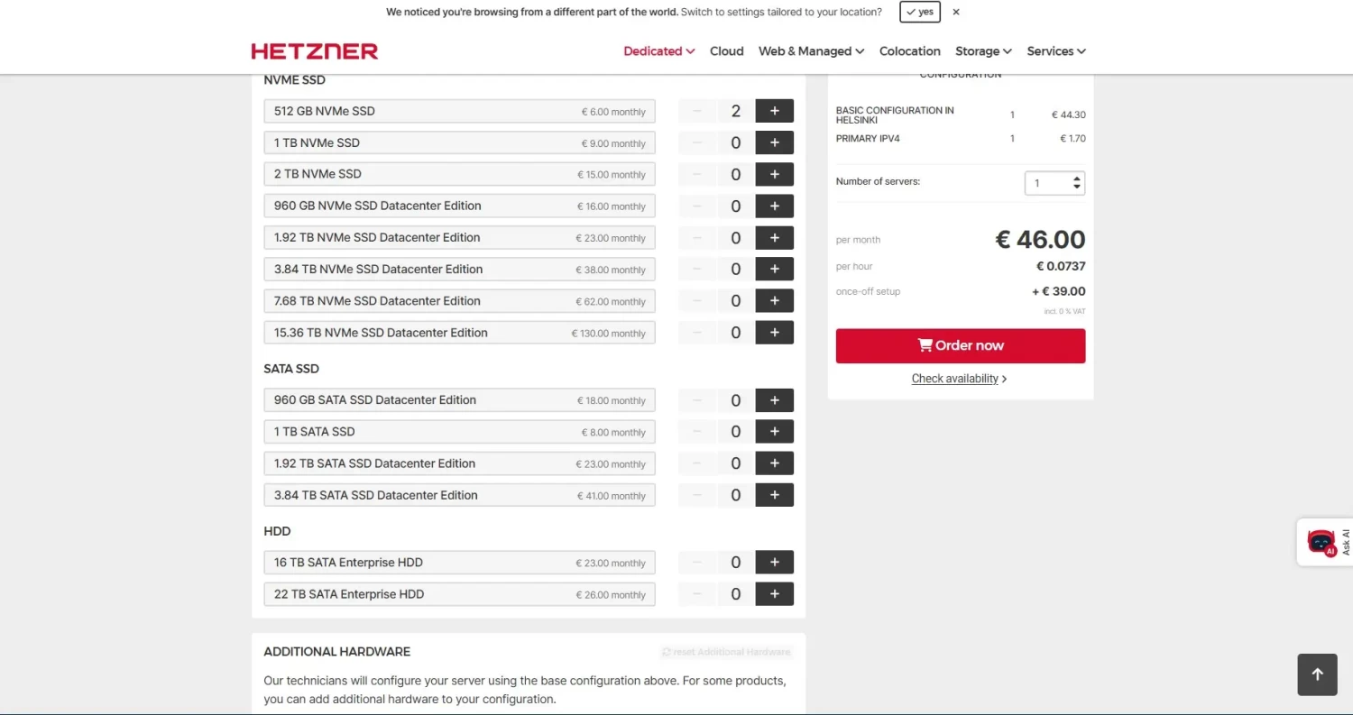 Стоимость обслуживания нод